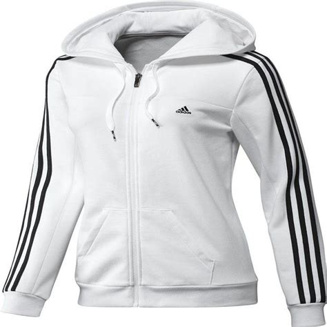 white Adidas hoodie women